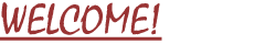 Welcome!